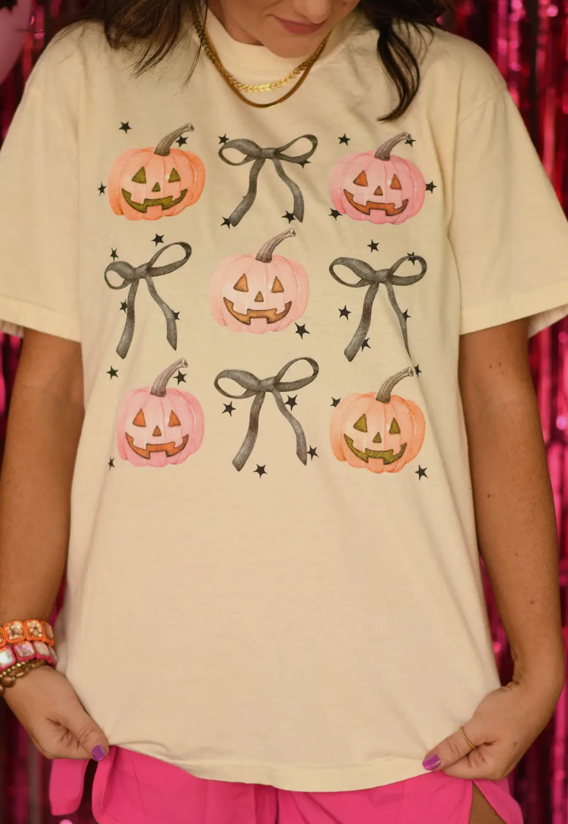 Pumpkins & Bows Tee