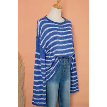 PRE-ORDER Striped Pattern Sweater S-3XL