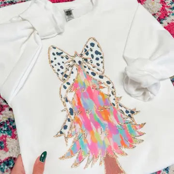 Colorful Tree Crewneck