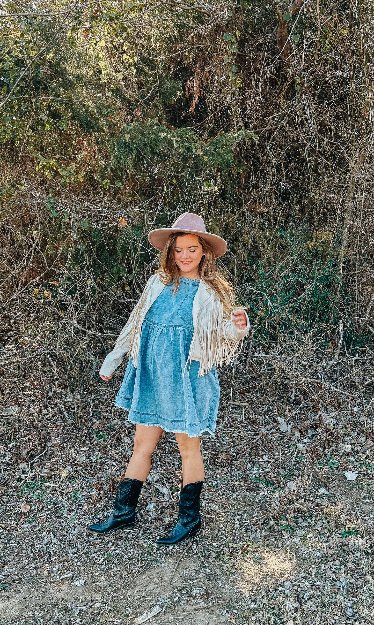 Oversized Denim Dress