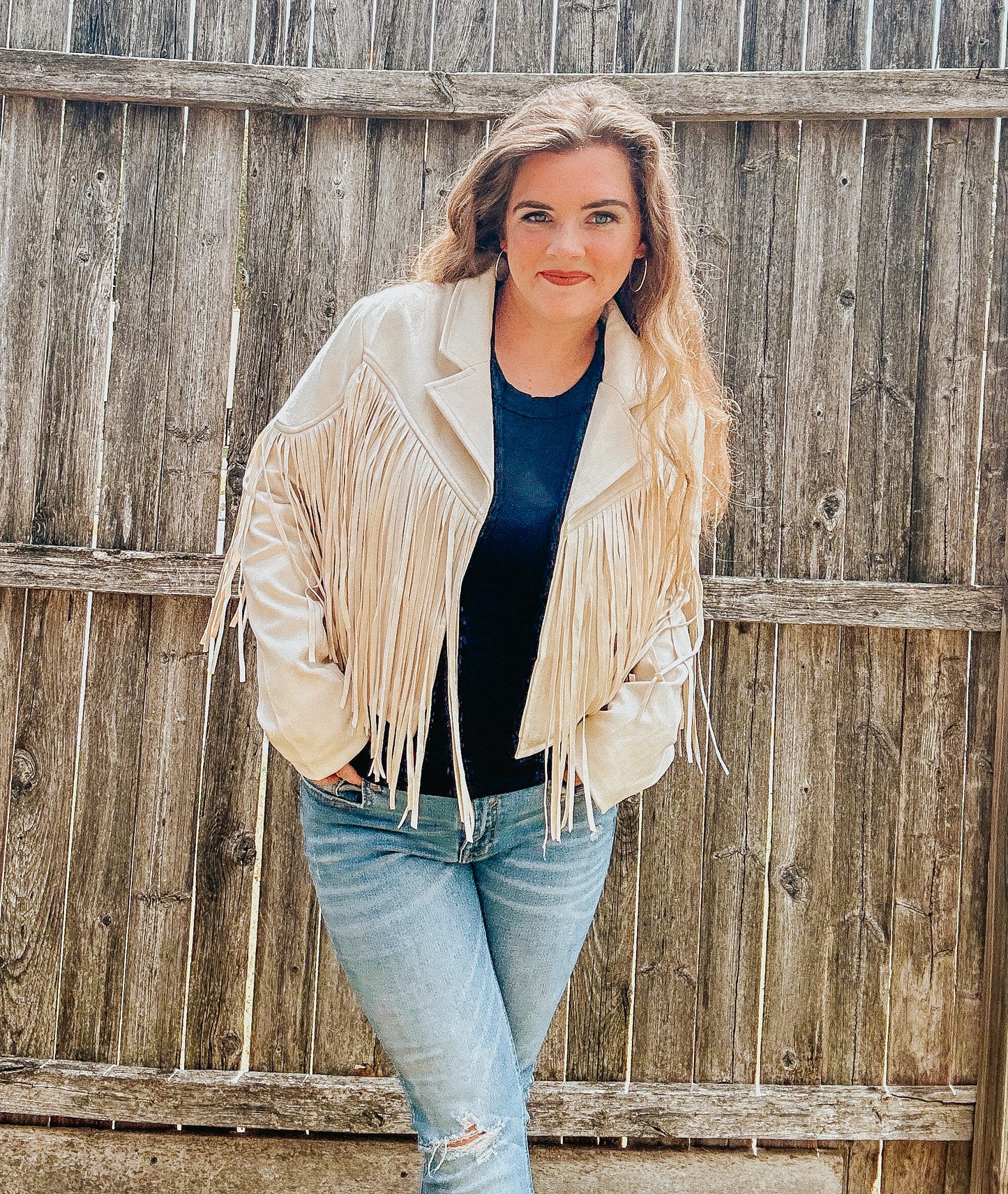 Fringe Suede Jacket