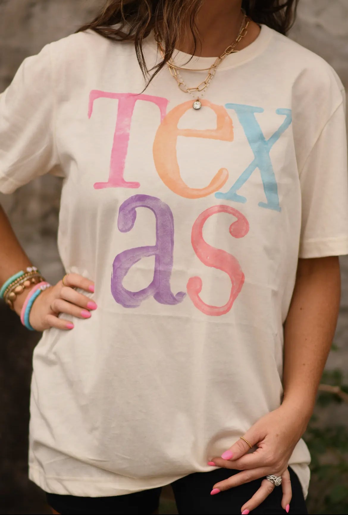 Watercolor Texas Tee