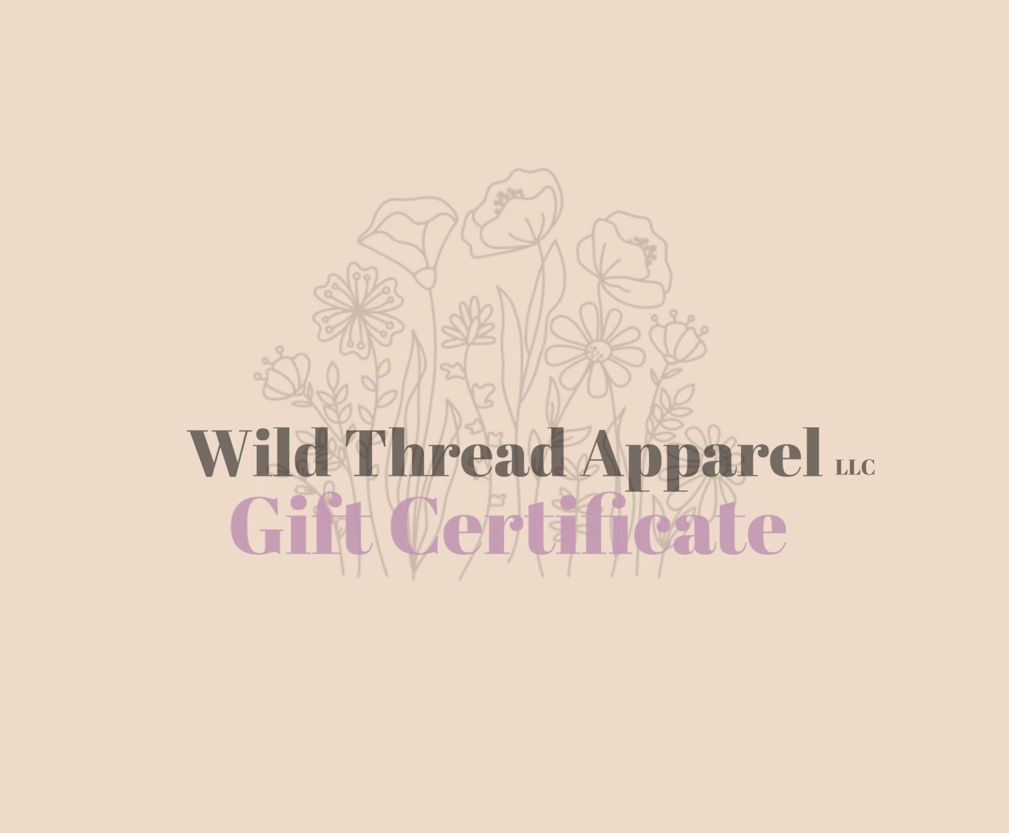 Wild Thread Apparel Gift Card – Wildthreadapparel
